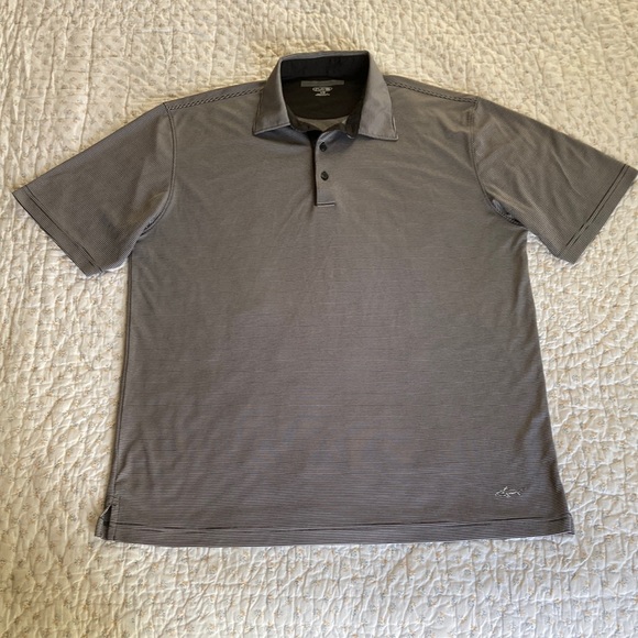 Greg Norman Collection Other - Men’s Greg Norman - Play Dry - Short Sleeve - Polo Shirt - Large - Black & White